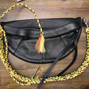 Free People Leather Side Streets Sling Bag